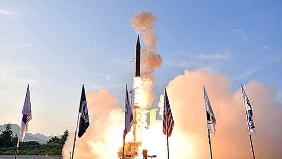 이스라엘 미사일 방어의 최상층을 담당하는 애로우 3. 사진=이스라엘 항공우주산업(IAI) 캡처