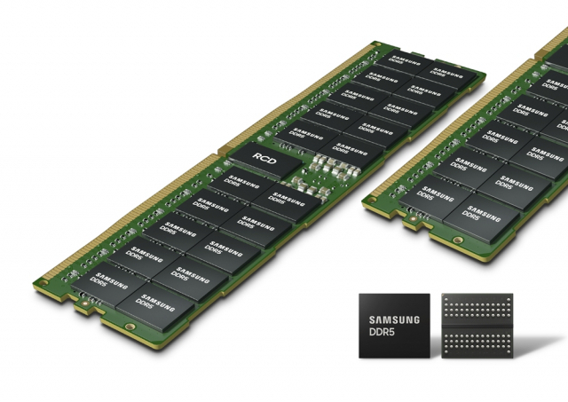 삼성전자 DDR5 D램 제품 사진. 사진제공=삼성전자