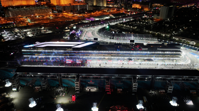 삼성전자가 미국 네바다주 라스베이거스에서 열리는 ‘포뮬러 원 라스베이거스 그랑프리 2023(Formula 1 Las Vegas Grand Prix 2023)’에 삼성 스마트 LED 사이니지를 공급했다. 사진 제공=삼성전자