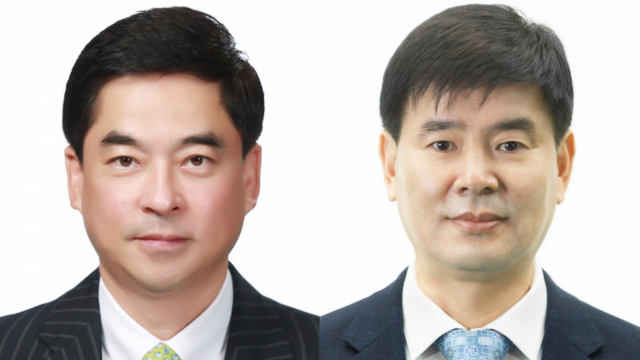LG전자 사장으로 승진한 박형세(왼쪽) HE사업본부장과 정대화 LG전자 생산기술원장.