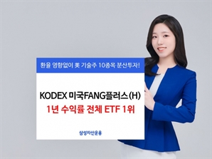 삼성자산운용 "KODEX 미국FANG 1년 수익률 전체 1위"