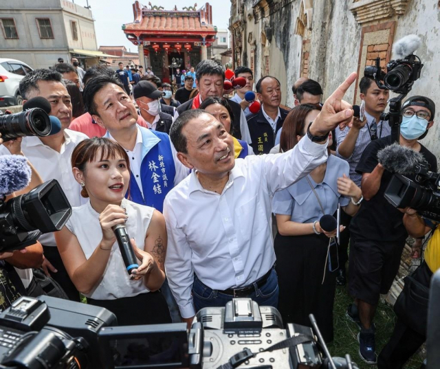 허우유이 대만 국민당 총통 후보. 대만 중앙통신사