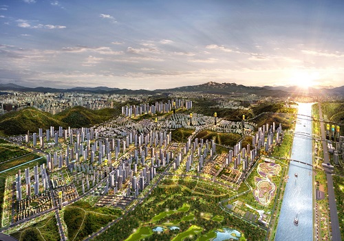 DK아시아가 조성 중인 세상에서 가장 특별한 도시, 대한민국 리조트특별시 조감도 (사진=DK아시아)