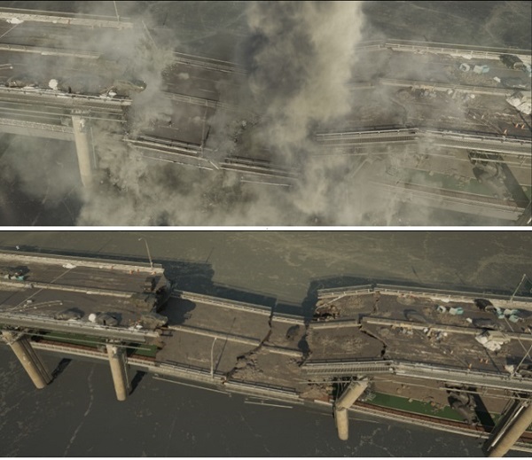 넷플릭스 ‘스위트홈’ 시즌2에 사용된 시각 효과(VFX·visual effects)/before(사진 위),after(아래)/사진제공=M83