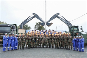 軍, 유엔·캄보디아와 ‘삼각협력’ 공병 훈련