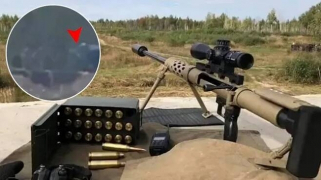 우크라이나 보안국(SBU) 소속 스나이퍼가 무려 3.8㎞ 떨어진 거리에서 러시아 군인을 사살하는 영상과 사용된 저격총인 ‘호라이즌 로드’