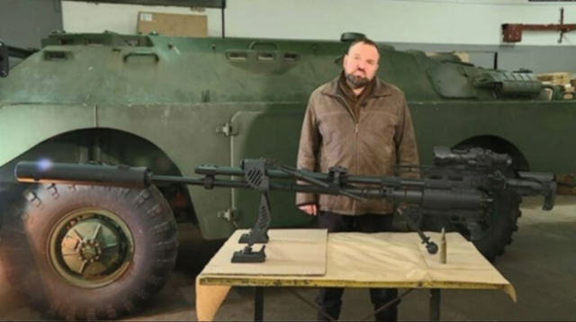 20일 우크라이나군 모 특수부대 소속 저격수가 3.8km 거리에서 저격해 사살하는 데 사용된 저격소총 ‘지평선의 군주(Horizon’s Load)’의 모습. 텔레그램 캡쳐