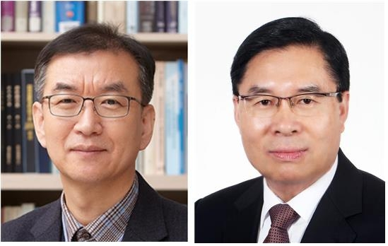 이호성(왼쪽) 한국표준과학연구원 원장과 류석현 한국기계연구원 원장