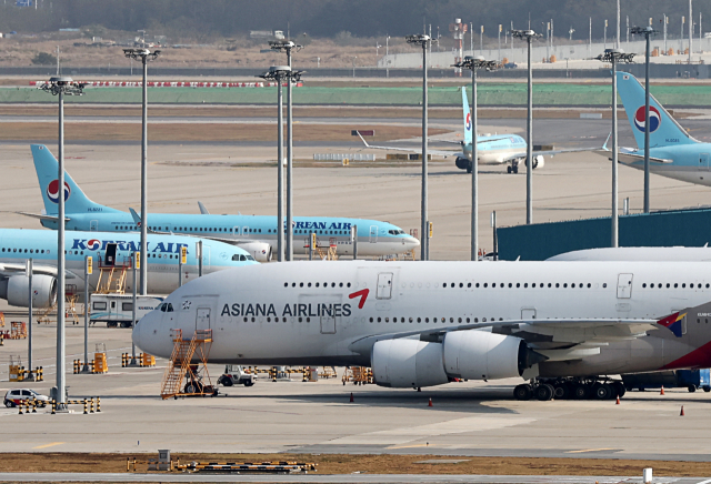 인천국제공항 계류장. 연합뉴스