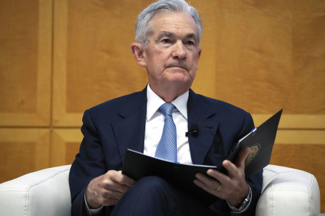 제롬 파월 미 연방준비제도(Fed) 의장. AP연합뉴스