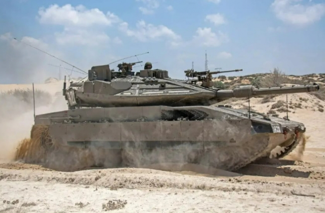 이스라엘 방위군이 운용하는 메르카바4 전차 모습. 사진=위키피디아 캡처