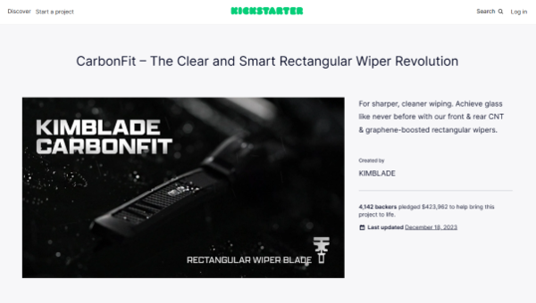 CarbonFit – The Clear and Smart Rectangular Wiper Revolution