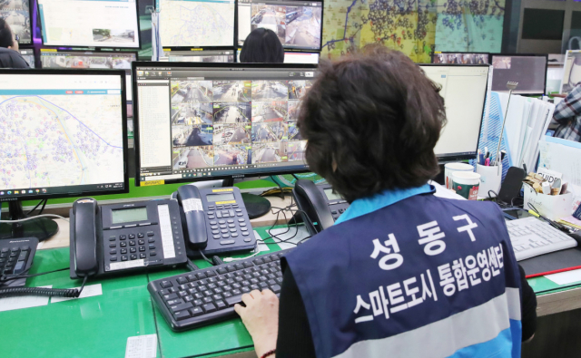 인파관리 CCTV. 사진제공=성동구