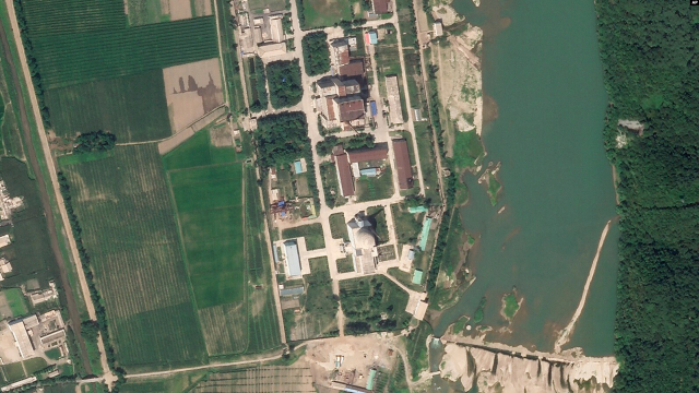 북한 영변 핵시설 위성사진. 사진 제공=Planet Labs Inc.