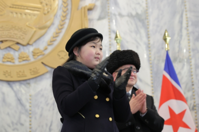 김정은 국무위원장 딸 김주애. 연합뉴스