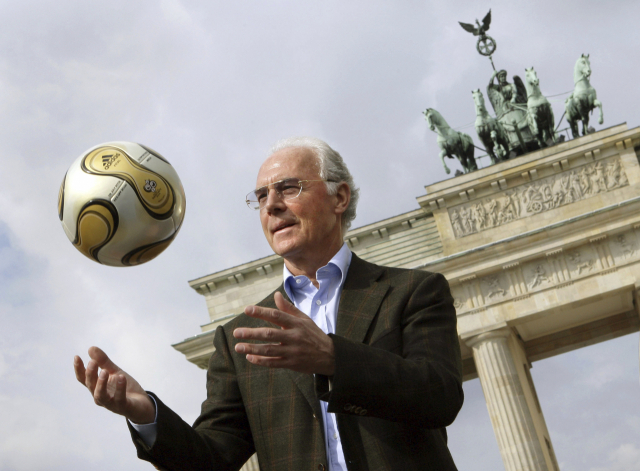 2006년 독일 월드컵 조직위원장 시절의 프란츠 베켄바워. AP연합뉴스