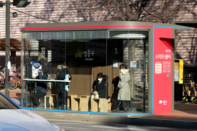 서울 성동구, '스마트 쉼터' 이용객 증가에 2개소 추가 설치