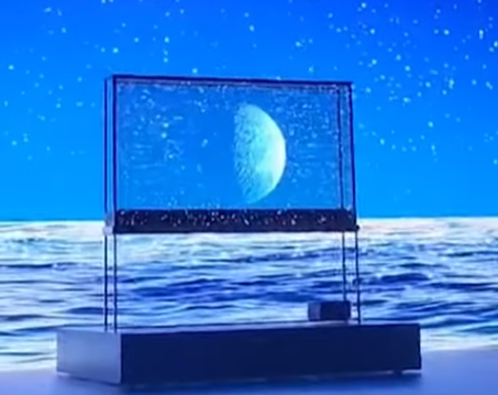 CES2024에서 공개된 세계 최초의 투명 무선 OLED TV, LG 시그니처 올레드T 실물. 노우리 기자