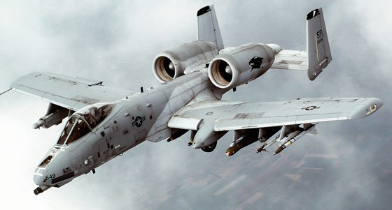 A-10 선더볼트 II 공격기. 사진=위키피디아 캡처