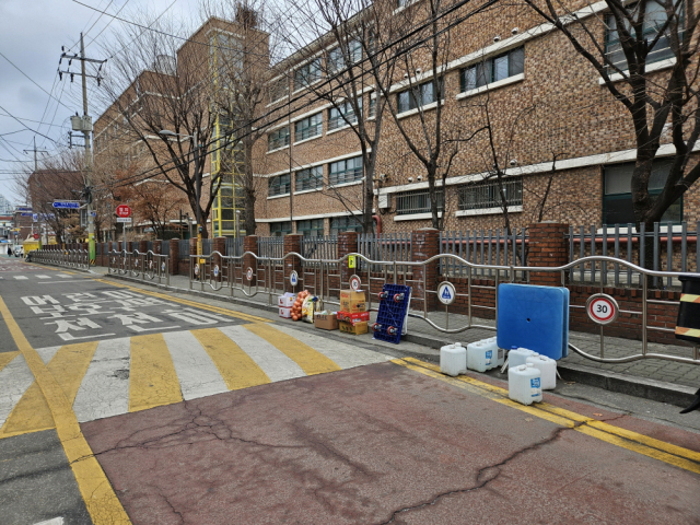 강북구 수송초등학교 주변 어린이보호구역. 사진 제공=강북구