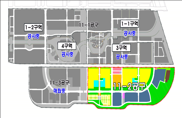 11-2공구 위치도. 자료제공=인천경제자유구역청