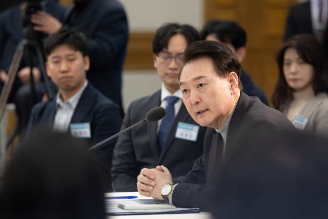 윤석열 대통령이 지난 1일 경기도 성남시 분당서울대병원에서 열린 '국민과 함께하는 민생토론회-여덟 번째, 생명과 지역을 살리는 의료개혁'에서 발언하고 있다. 연합뉴스
