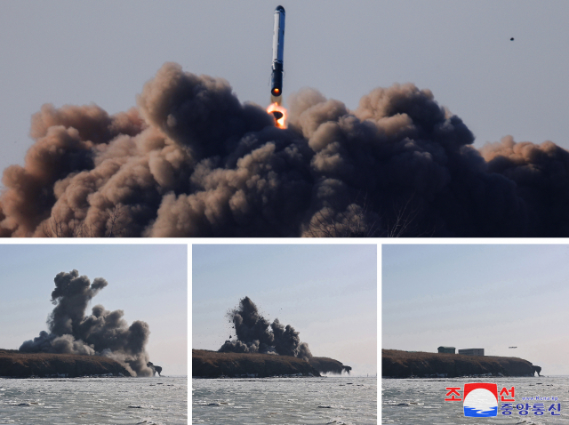 북한이 지난 2일 서해상으로 순항미사일 초대형전투부위력시험과 신형반항공미사일 시험발사를 진행했다고 조선중앙통신이 3일 보도했다. 연합뉴스
