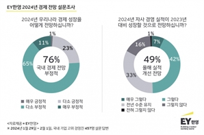 EY한영 “국내 기업인 76%, 올해 경제 전망 ‘부정적’”