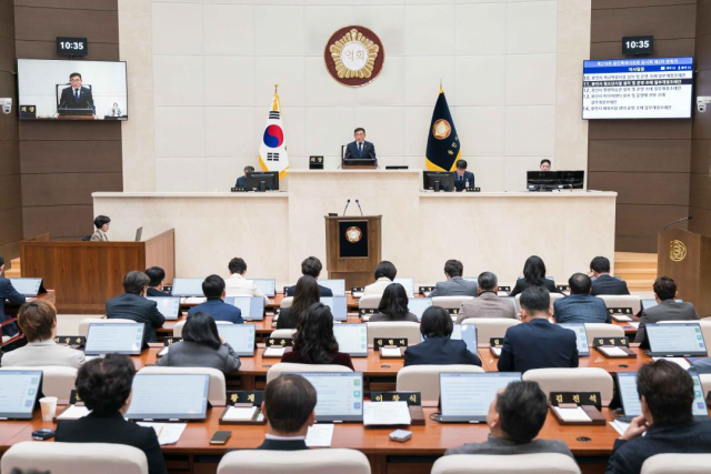 용인시의회 본회의. 이미지 제공 = 용신시의회