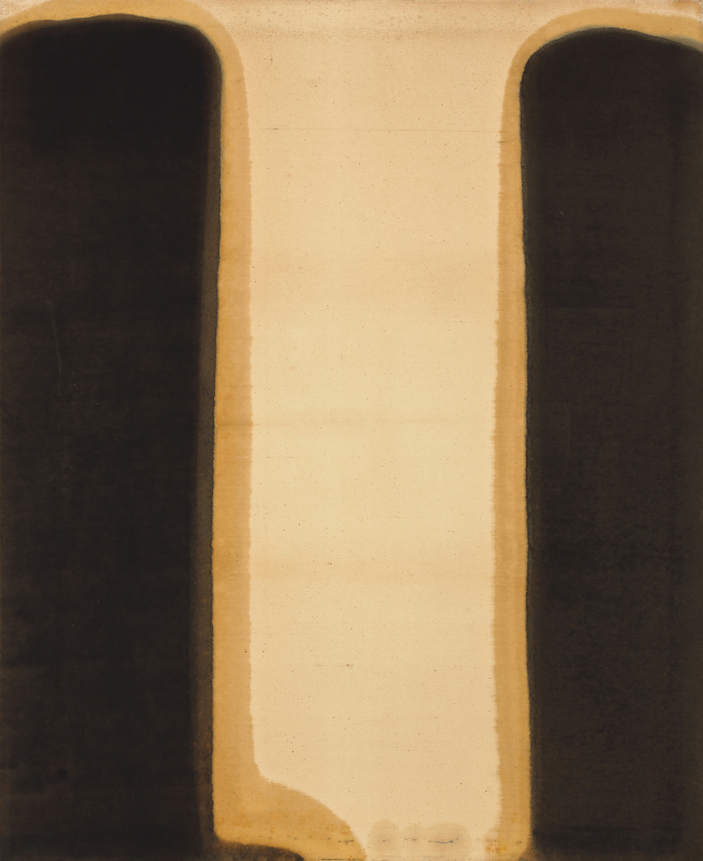 윤형근, 1928-2007, [Umber-Blue], oil on linen, 174.5×142cm, 1978, 6억원-9억원. 사진제공=서울옥션