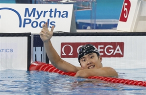 황선우, 세계선수권 자유형 200ｍ 金…3회 연속 메달