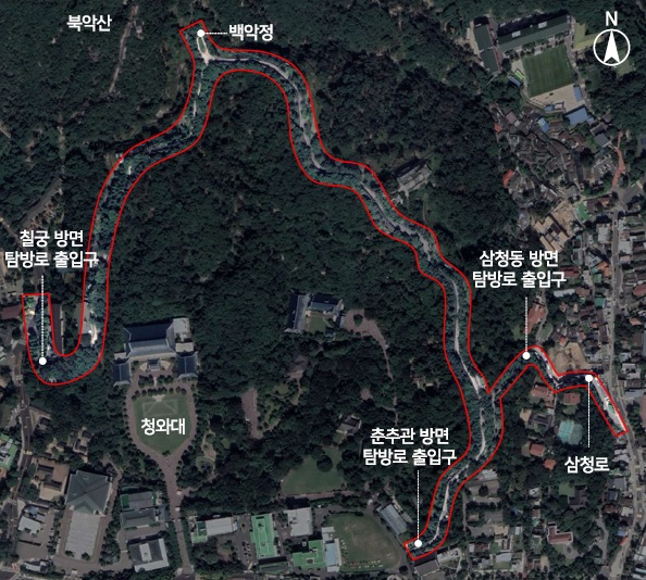 서울 종로구, ‘청와대-백악’ 경관개선사업 본격 착수…10월 준공 목표