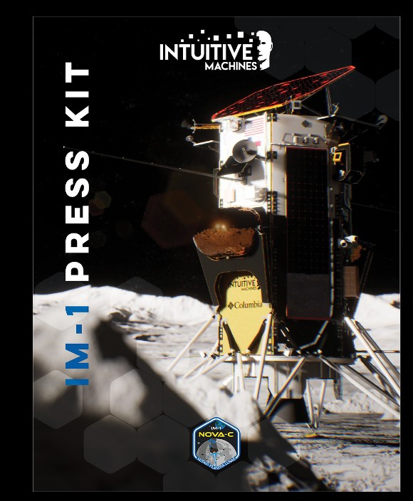 오디세우스를 별칭으로 하는 인튜이티브 머신스의 달 착륙선 ‘노바-C’. 인튜이티브 머신스 홈페이지
