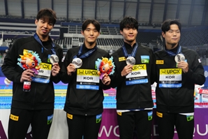 韓수영, 세계선수권 역대 최고 금 2·은1·동2 마감