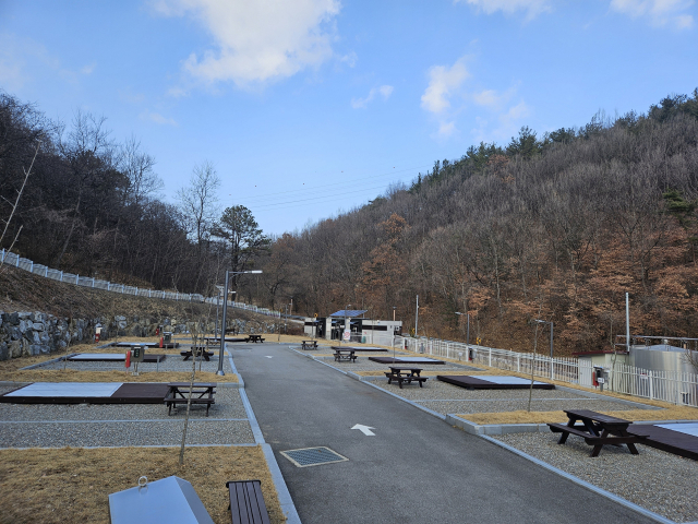 3월1일 재개장하는 전월산국민여가캠핑장. 사진제공=세종시설관리공단