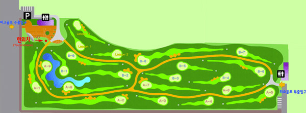 성저파크골프장 코스. / 출처=고양도시관리공사
