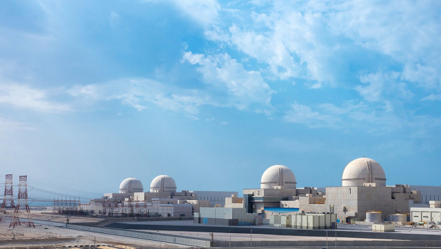 아랍에미리트(UAE) 바라카 원전 1~4호기 전경. 사진제공=한국전력