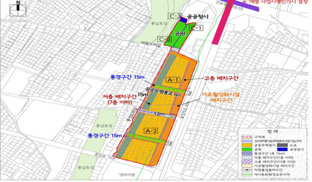 풍납동 483-10번지 모아타운 관리계획안. 사진 제공=서울시