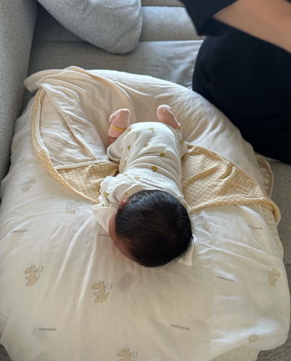 김시우가 자신의 소셜미디어에 올린 아기 모습. 사진=김시우 인스타그램