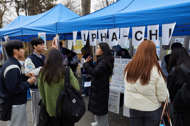 인하대 캠퍼스에서 11일부터 13일까지 동아리 박람회가 열렸다. 사진제공=인하대학교