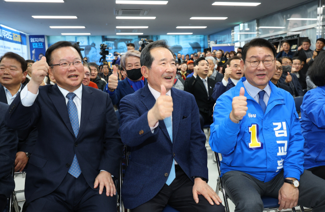 [영상] 김부겸, 인천서 지원사격…'정권 심판 위해 힘 보태달라'