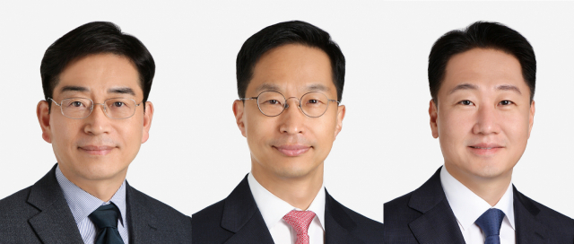 이동근(왼쪽부터) 황재호, 유성욱 법무법인 화우 변호사.