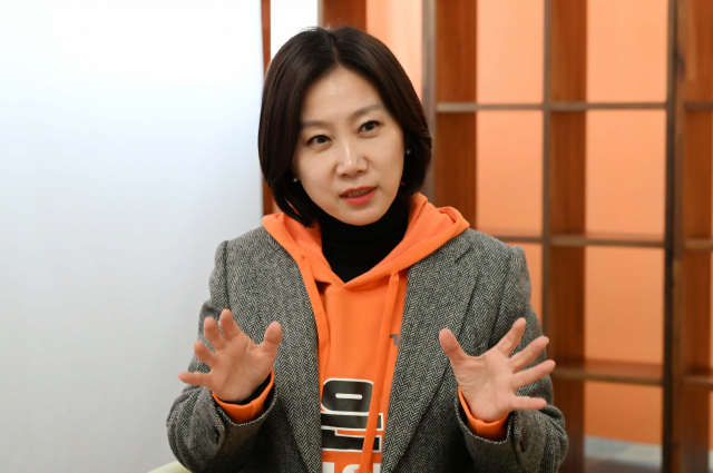 허은아 개혁신당 수석대변인 인터뷰. 권욱 기자 2024.03.13