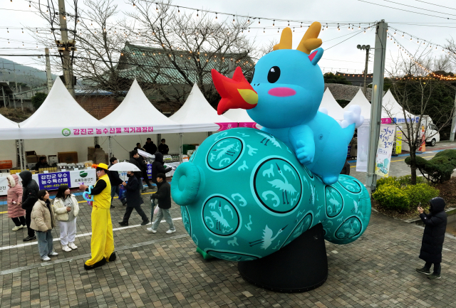 지난 2월 전남 강진군 대구면 고려청자 요지에서 개막한 강진 청자축제를 찾은 시민들이 축제장을 오가고 있다. 연합뉴스
