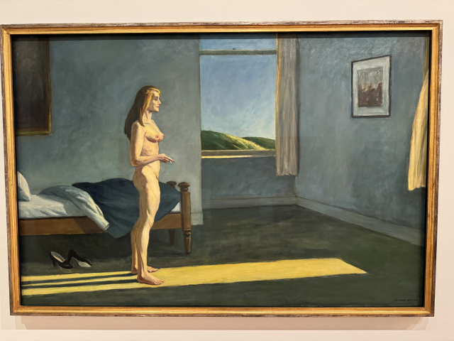 휘트니미술관에 전시된 에드워드 호퍼의 ‘햇빛 속의 여인’. 뉴욕=양철민기자