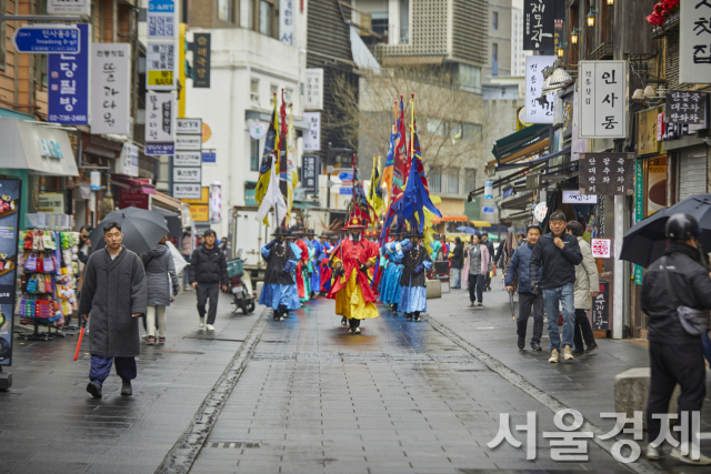 조선 수문장 순라의식 모습. 사진 제공=문화재청