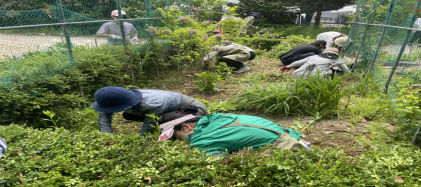 시민정원사 교육생들이 식물 관리 및 미니정원 꾸미기 실습을 하고 있다. 사진제공=서울시