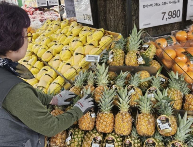 '그나마 먹을만하네' '사과 대신 사자'…마트서 '이 과일들' 담았다