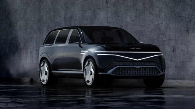 제네시스는 초대형 전동화 SUV ‘네오룬’ 콘셉트를 공개했다. 사진제공=현대차