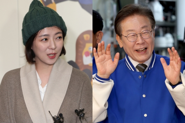배현진(왼쪽) 의원과 이재명 대표. 연합뉴스